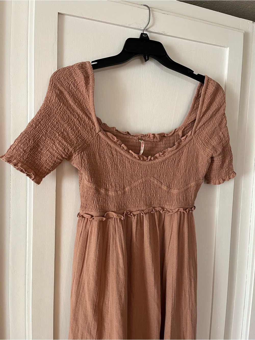 Free People Smocked Waist Midi Dress - Picture 3 of 5